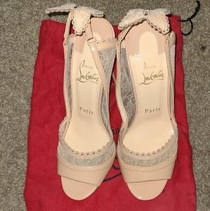 Christian Louboutin Hot Spring Butterfly 100mm Red Sole Pump, Doudou